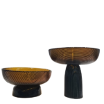 GLASS FRUIT BOWL-30XH17CM
