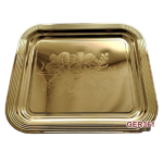 SERVING TRAY-GOLD