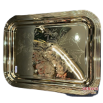 SERVING TRAY-GOLD