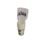 8 PCS SINGLE WALL PAPER CUP W/STRAW SET-250ML-9 OZ-ASEER-RK