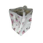 BAG WHITE FLOWER 1FLASK