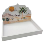 WOODEN TRAY-24X16.5X16CM