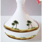 CERAMIC DATE BOWL W/COVER-15X15CM