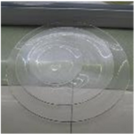 STRIPED GLASS FLAT PLATE-20CM
