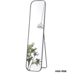 MIRROR WITH BLACK ALUMINIUM FRAME-1600*400MM