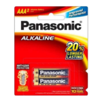 PANASONIC AAA ALK BATTERY-2PPCS PKT