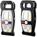 4 TUNGSTEN LAMPS W/SOLAR CLIP WALL LIGHT-1200MAH