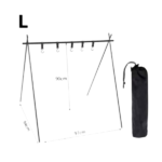 BBQ ALLOY FOLDING RACK -97X94X90CM