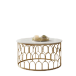 MARBLE ROUND TABLE-60X60X45