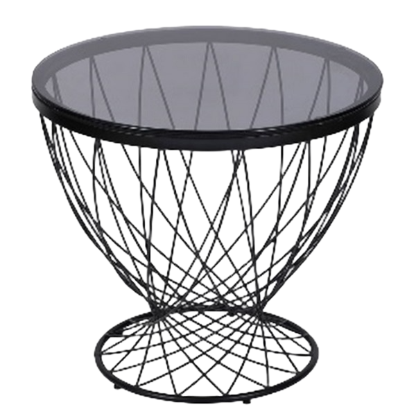 1704230220191.png GLASS ROUND COFFEE TABLE -50X50X51-2CTN - Image 1