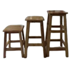 WOODEN STOOL-28X28X70CM