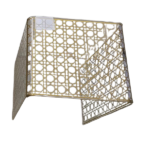3-PCS ACRYLIC NESTING TABLE SET-GOLD DIOR