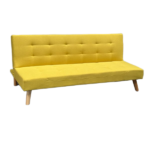 SOFA BED -YELLOW-177X99X18CM