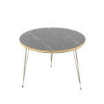WOODEN ROUND TABLE 2CTN SET-75CM-1X2