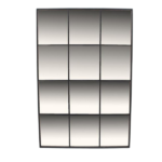 METAL MIRROR-80X3X120CM-GOLD