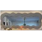 WOODEN WALL MIRROR -120X2.5X47.5CM