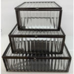 JEWELRY STORAGE BOX-15X15X6.5CM