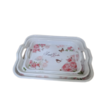 3 PCS MELAMINE TRAY SET 2238