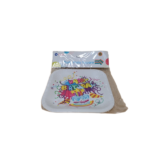 ITALO PARTY PLATE SQUARE WHITE