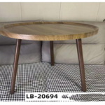 ROUND WOODEN TEA TABLE-50*50CM