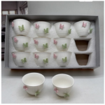 12 PCS CERAMIC CAWA CUP SET