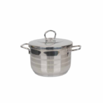 S/STEEL COOKING POT HANDLE WLID-6.5L-HG21041 24CM