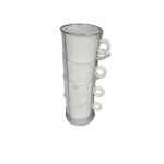 4PCS CERAMIC TEA CUP SET W/STAND