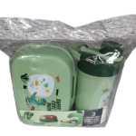 3-COMPARTMENT LUNCH BOX & WATER BOTTLE SET