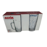 2-PCS NEVADA GLASS MUG SET-2X340ML