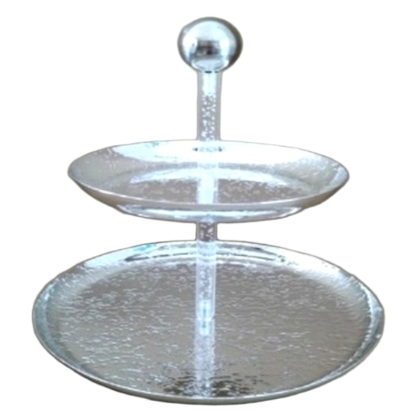 2 Tier Fruit Platter - 27 x 19.5 x 28 - Size 27 x 19.5 x 28 cm