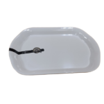 PLAIN WHITE MELAMINE SINGLE TRAY