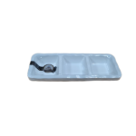 MELAMINE 3 PART*3 PCS BOWL  SET-WHITE