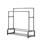 CLOTH RACK  DOUBLE POLE DOUBLE LAYER WITHOUT WHEEL-147*38*156CM