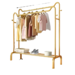 CLOTH RACK  DOUBLE POLE SINGLE LAYER WITHOUT WHEEL-150*50*155CM