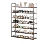 SHOES RACK  DOUBLE POLE SINGLE LAYER WITHOUT WHEEL-82*27*116CM