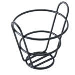 METAL FRENCH FRIES BUCKET-11.5X8-SILVER
