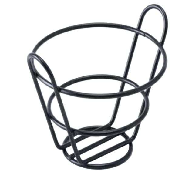 1704205130096 METAL FRENCH FRIES BUCKET-11.5X8-SILVER - Image 1