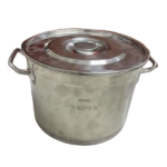 S/STEEL COOKING POT W/LID-30CM