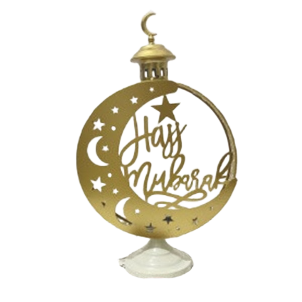 Metal Moon LED Light (Gold)