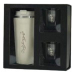 Vacuum Flask & Cup Set - 510/40 ml - White