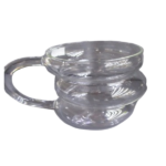 GLASS HEAT RESISTANT GRAPE SHAPE COFFEE MUG