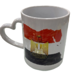 CERAMIC MUG W/EGYPT FLAGE