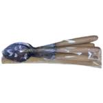 6PCS STEEL SPOON SET-SILVER-19CM
