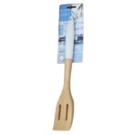 WOOD/SILICONE SLOTTED TURNER -35X6X2.8CM