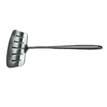 S/STEEL SLOTTED SPOON-18X41CM