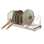 POT LID HOLDER WHITE-57.5X18.5X19.5