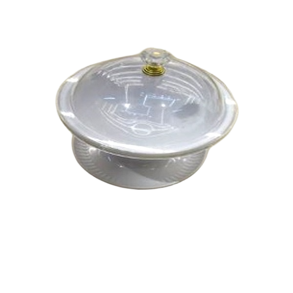 1704228014503 MELAMINE SOUP BOWL W/LID - Image 1