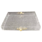 RECT. ACRYLIC TRAY-40X27CM-TRANSPRENT