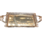 METAL RECT. TRAY W/HANDLE-48X26X6