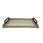 ACRYLIC SERVING TRAY-39.5X25CM